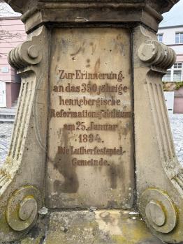 Denkmal 350 Jahre Hennebergisches Reformationsjubiläum (1894) (Ilmenau)